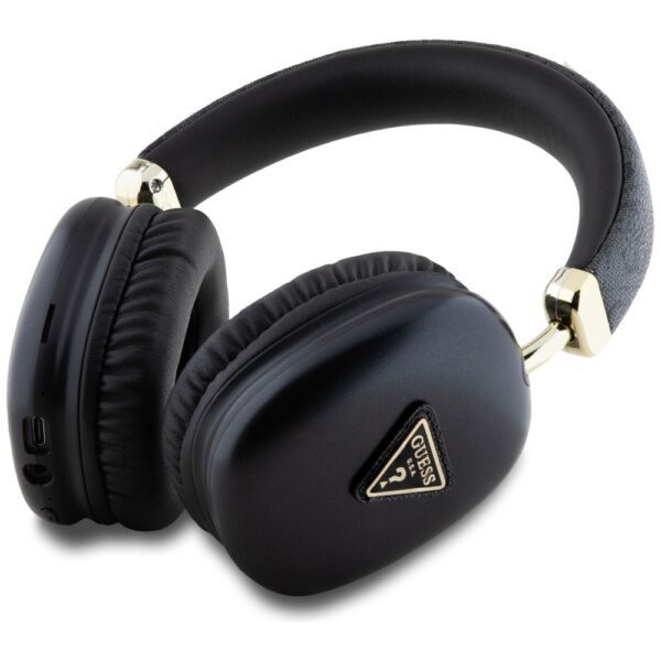 Guess wireless headphones BT 4G GOLD TRIANGLE LOGO black