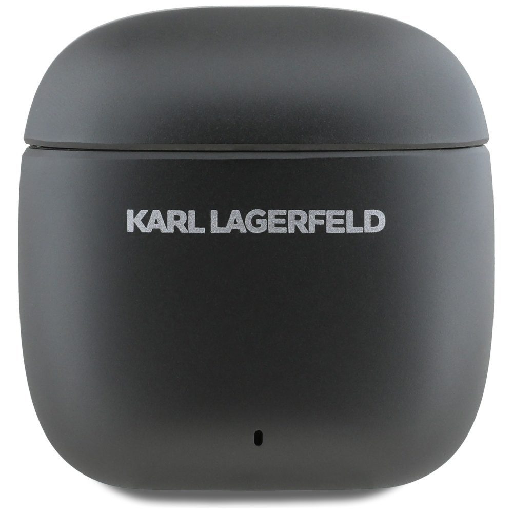 Karl Lagerfeld wireless earphones TWS ANC ENC METAL PRINTED LOGO black