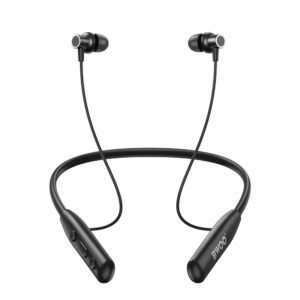 BWOO Stereo Sound Quality BT5.3 Neckband Earphone BW870 black