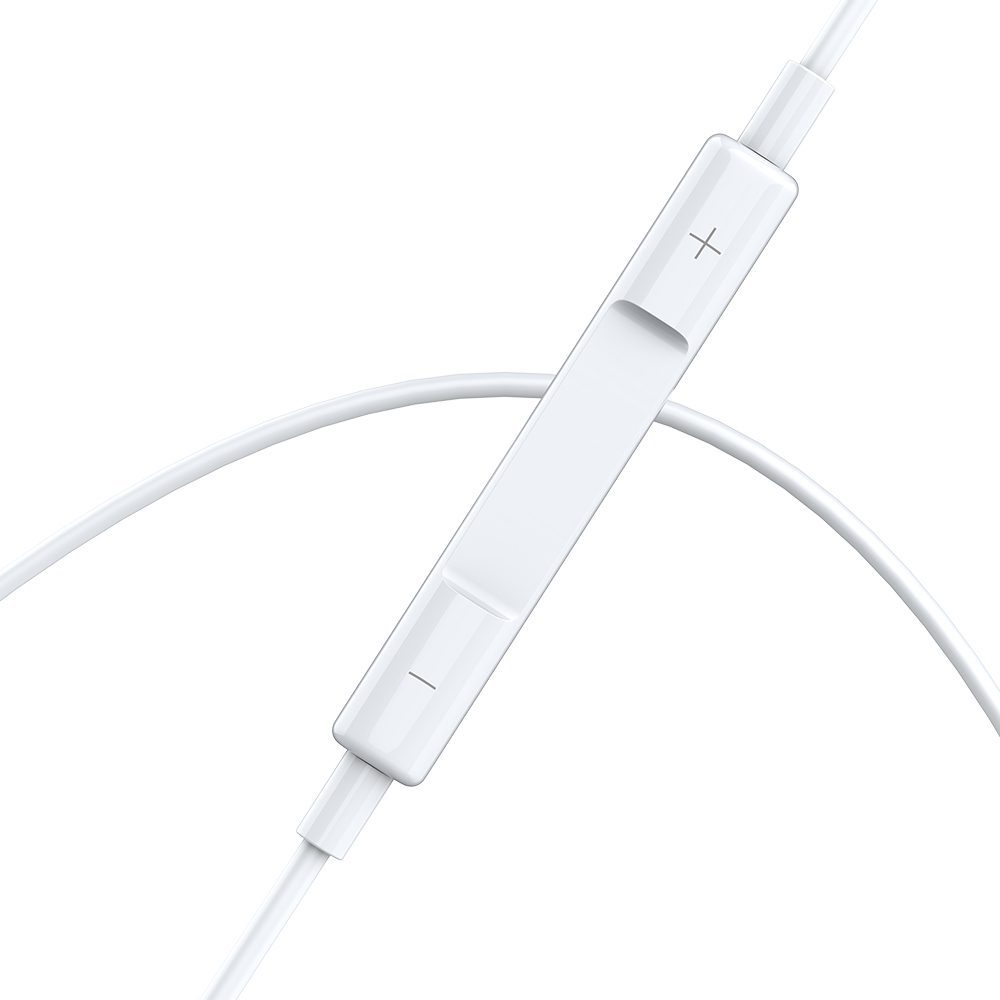 BWOO Wired Headphone Lightning With Volume Control HF179 white