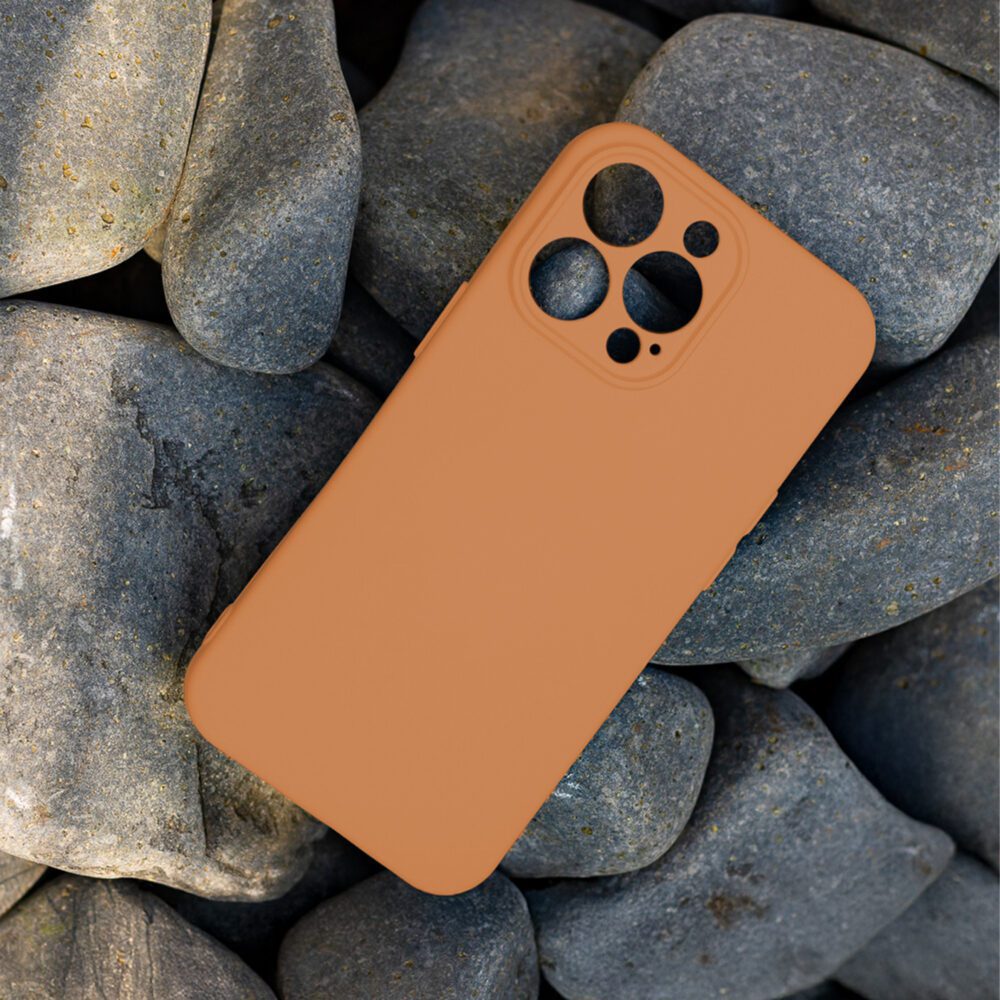464415_oryg Silicon case for iPhone 17 Pro 6,3" tangerine