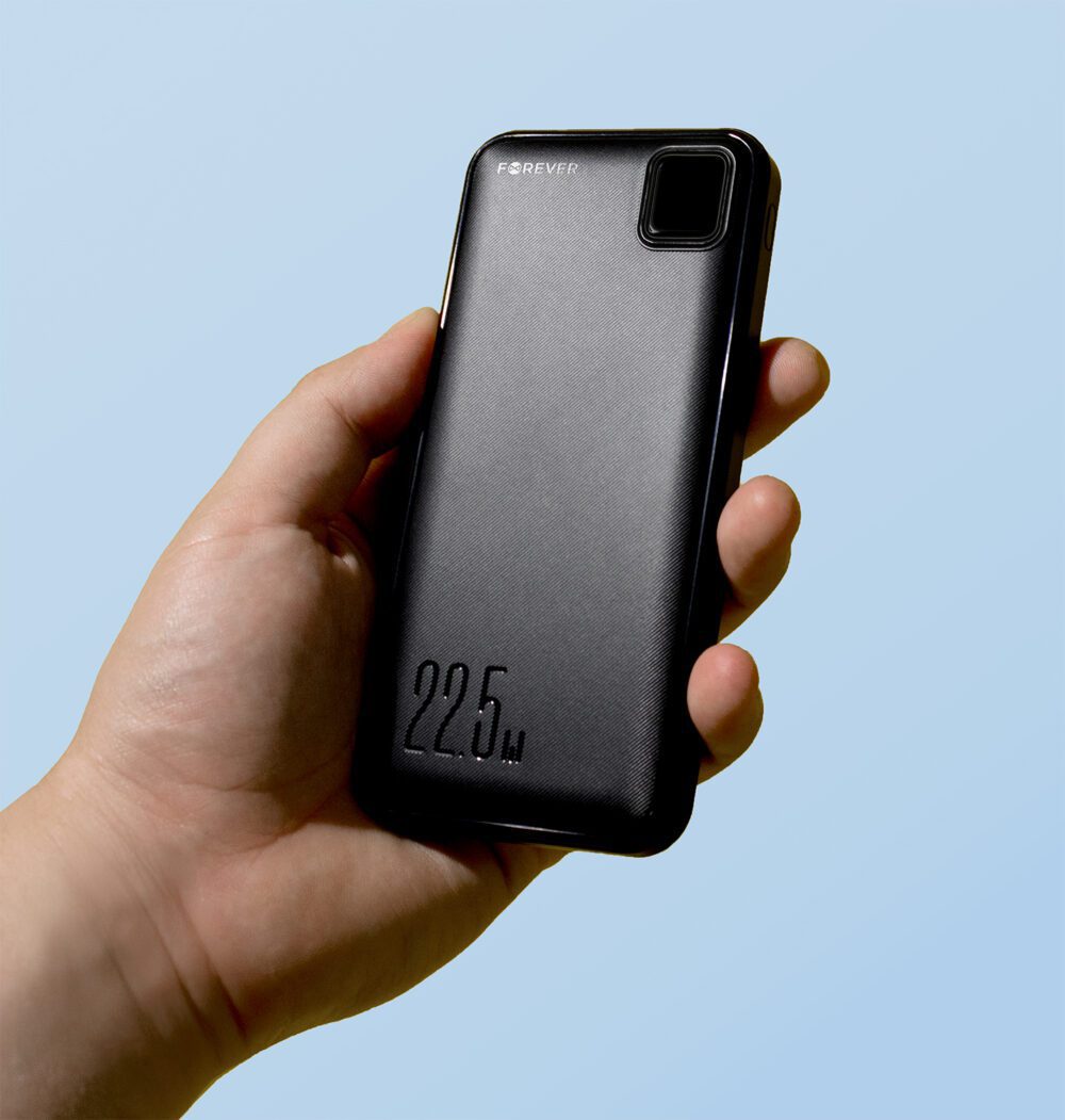 Forever power bank TB-300M PD QC 22,5W 10000 mAh black