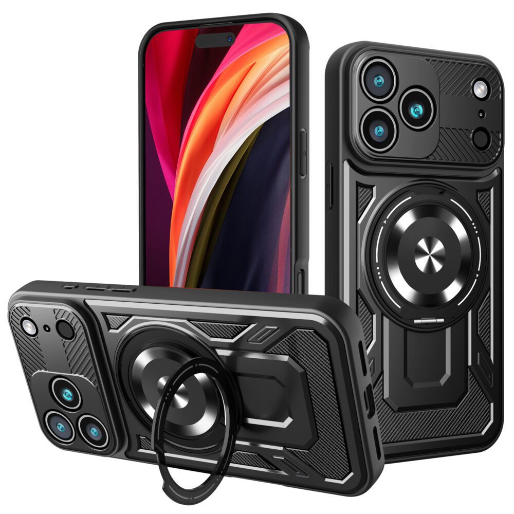 Defender Armor Mag case for iPhone 17 Pro Max 6,9" black