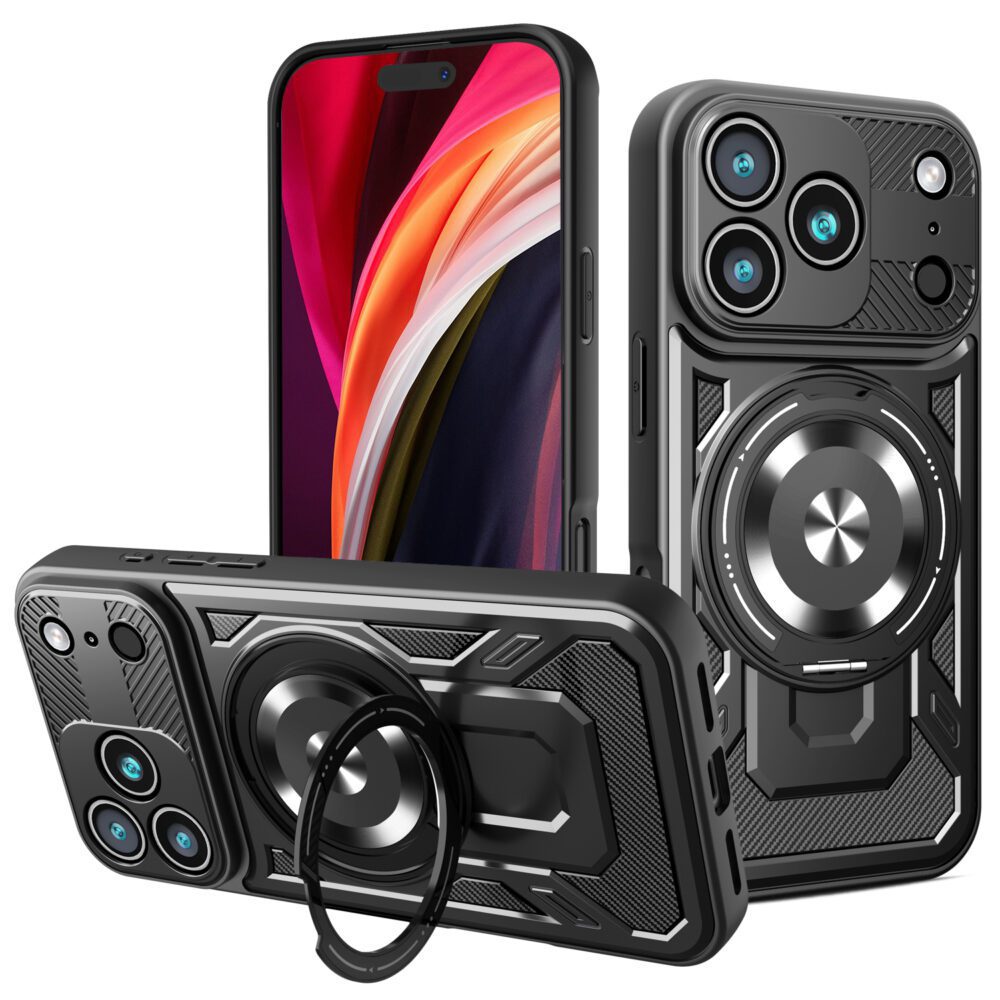 Defender Armor Mag case for iPhone 17 Pro 6,3" black