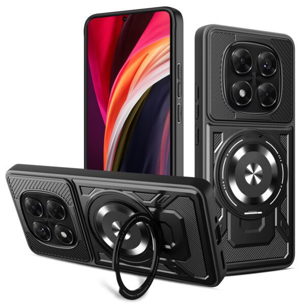 Defender Armor Mag case for Xiaomi Redmi Note 14 Pro 5G black