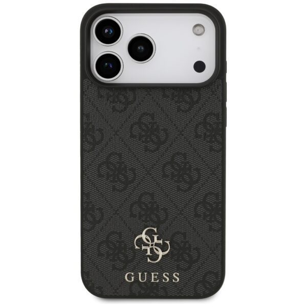 Guess 4G Small Classic Logo MagSafe case for iPhone 17 Pro Max black