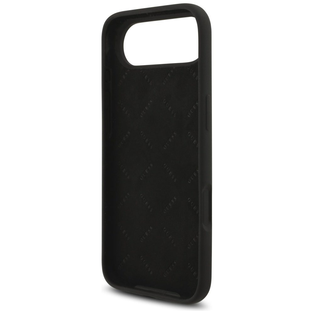 Guess Silicone Big 4G Script case for iPhone Air black