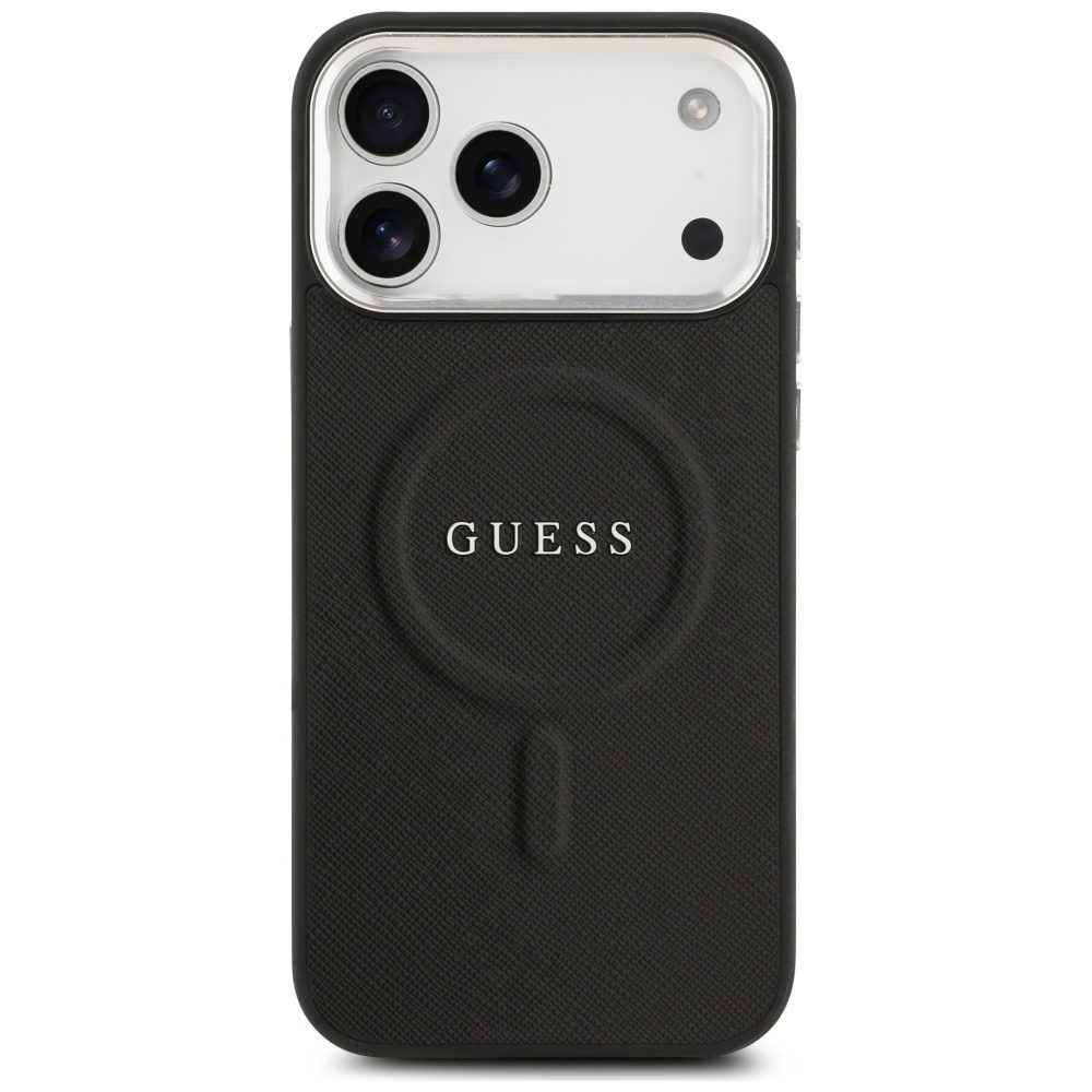 Guess Classic Logo MagSafe case for iPhone 17 Pro Max black