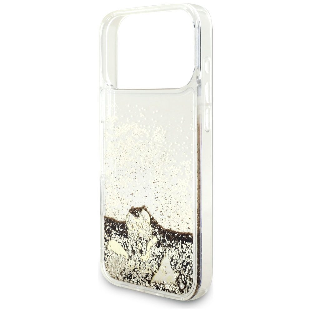 474568_oryg Guess Liq. Glitter 4 Charms case for iPhone 17 Pro Max gold