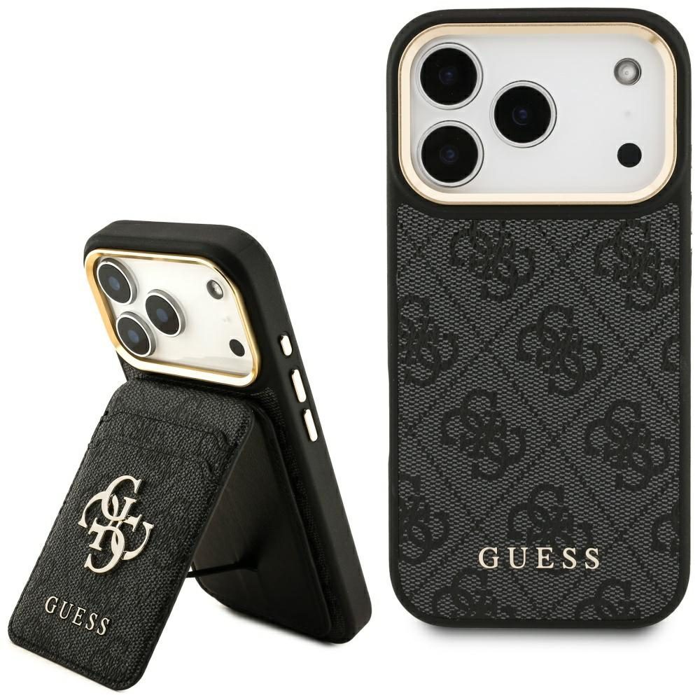 474815_oryg Guess 4G z portfelem Magsafe case for iPhone 17 Pro black