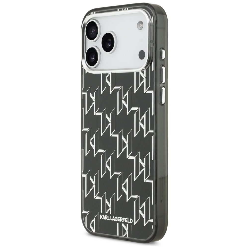 Karl Lagerfeld IML KL Monogram MagSafe case for iPhone 17 Pro Max black