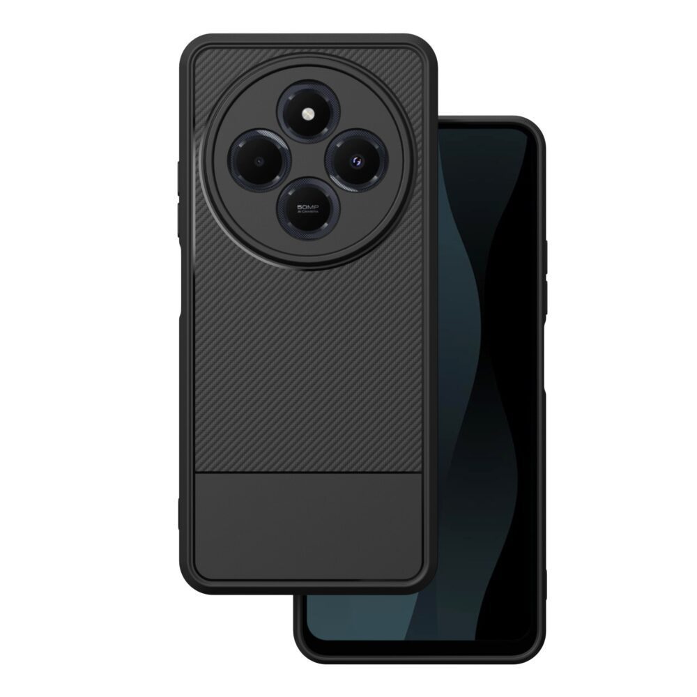 Simple Carbon case for Xiaomi Redmi 14C 4G/ 14C 5G / Redmi A4 / POCO C75 black