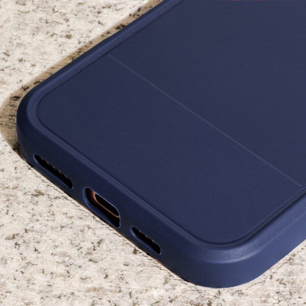 475021_oryg Simple Carbon case for iPhone 14 6,1" blue