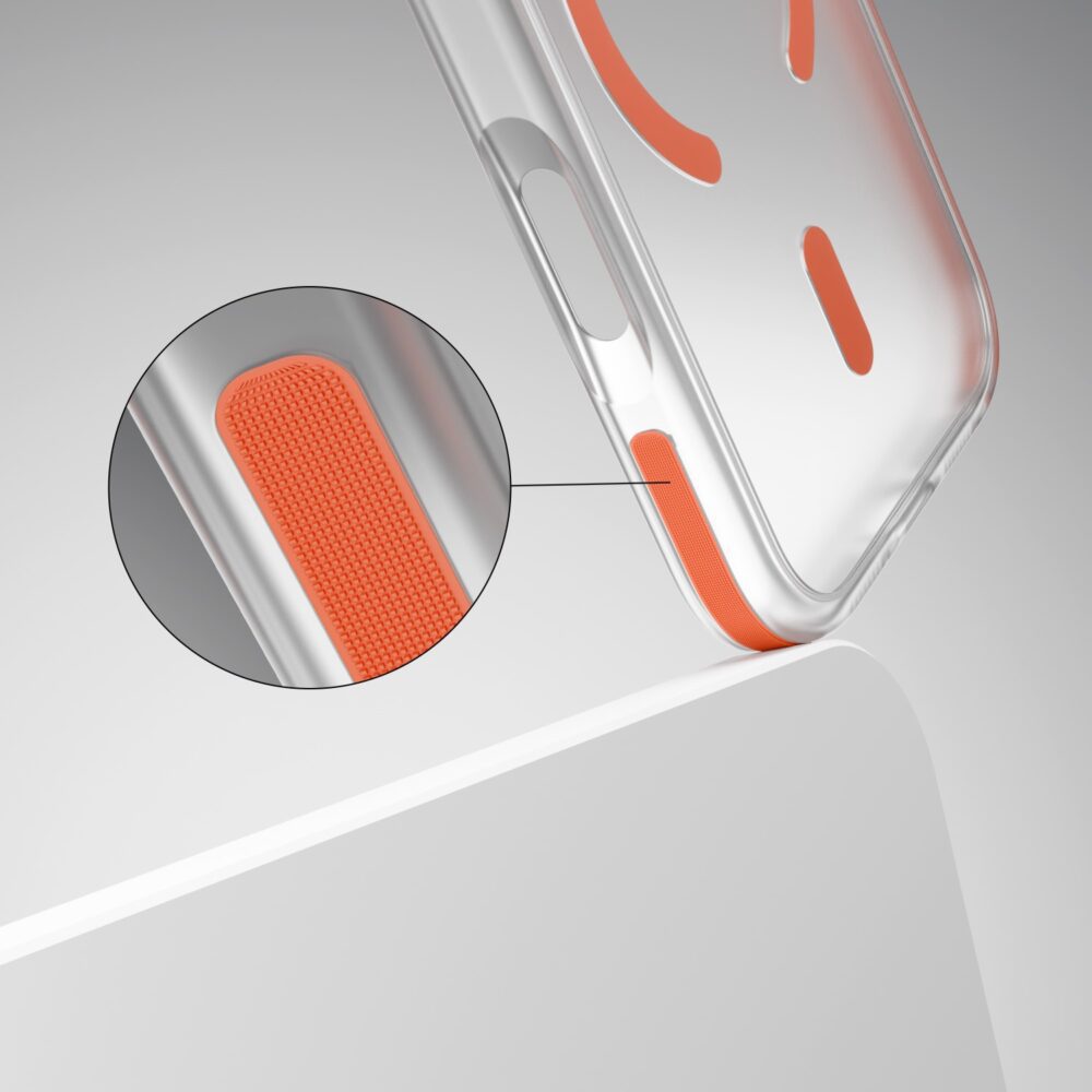 Etteri Icy Mag case for iPhone 17 Pro orange