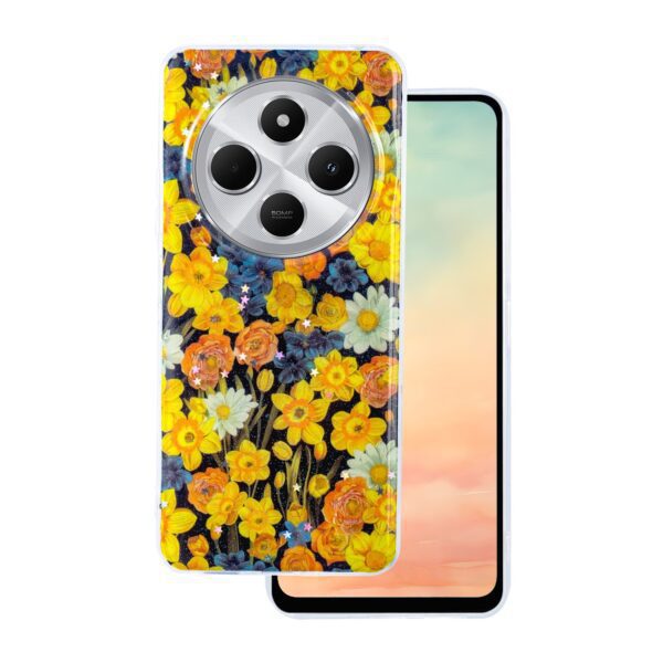 Glow Glam case for Xiaomi Redmi Note 14 Pro 5G (Global) / Note 14 Pro Plus 5G (Global) orange