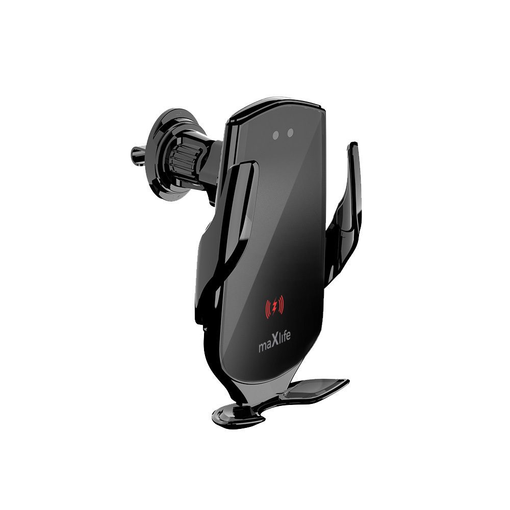 Maxlife car holder for air vent MXCH-08 automatic with wireless charging black 15W