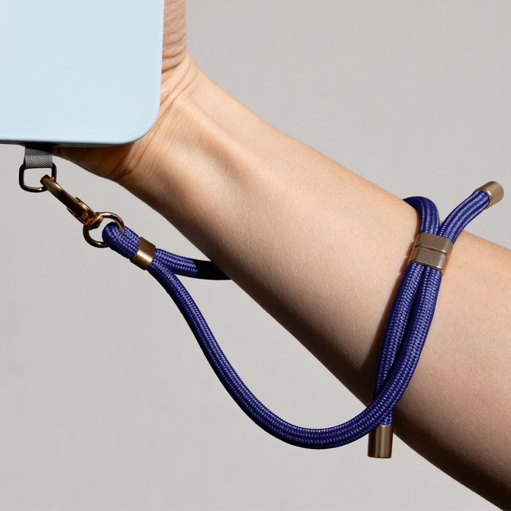 Universal phone strap Elegant navy blue