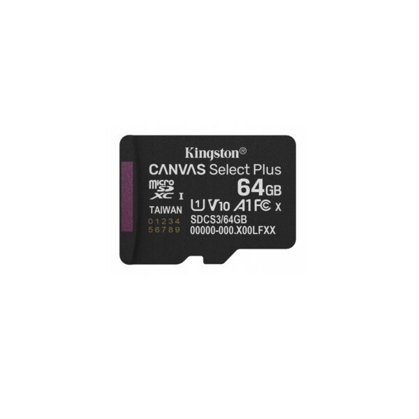 478997_oryg Kingston *microSD 64GB Canvas Select+ G3 150MB/s Adapt