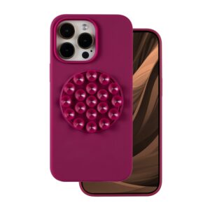 Silicone Stick case for iPhone 16 6,1" maroon