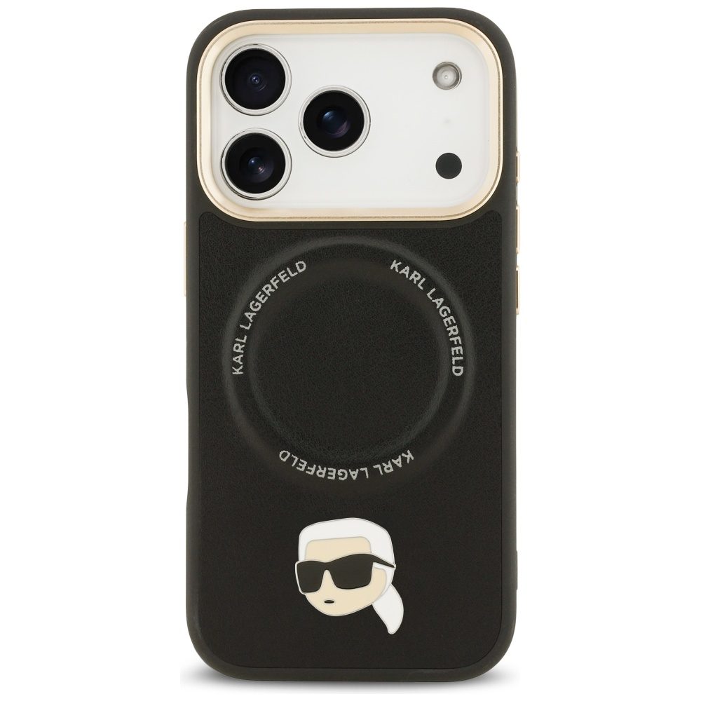 479331_oryg Karl Lagerfeld Big Strap Karl Metal Logo MagSafe case for iPhone 17 Pro Max black