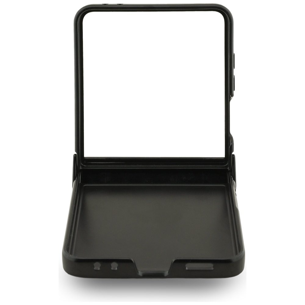 Karl Lagerfeld Saffiano Karl&Choupette Pin case for Samsung Galaxy Z Flip7 black