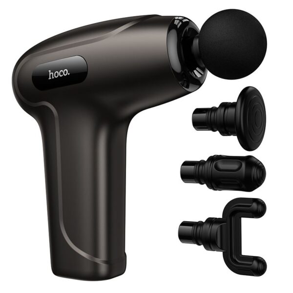 47c9f21c4d7a0d13c1ad7cb98b5269b6 Electric mini silent massager GUN Hoco HP51 metal gray