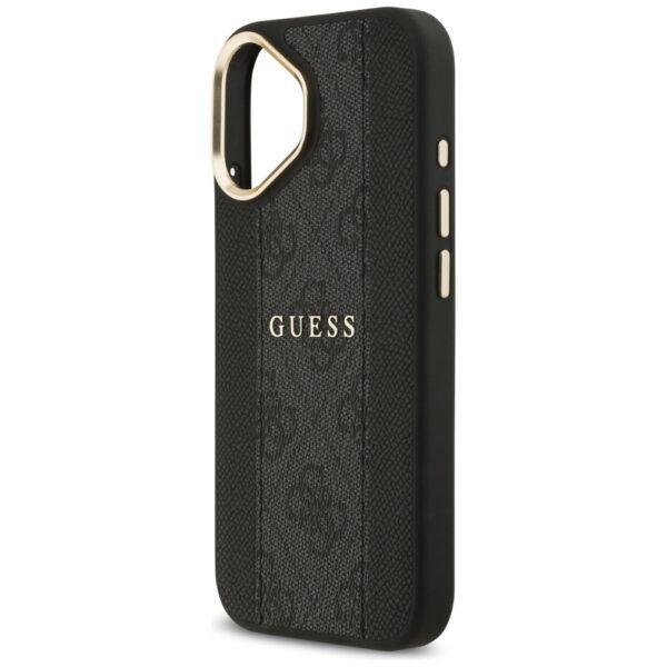 480779_oryg Guess case for iPhone 17 HC MAGSAFE PU W/ 4G PU STRIPE black