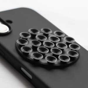 Silicone Stick case for iPhone 17 Pro 6,3" black