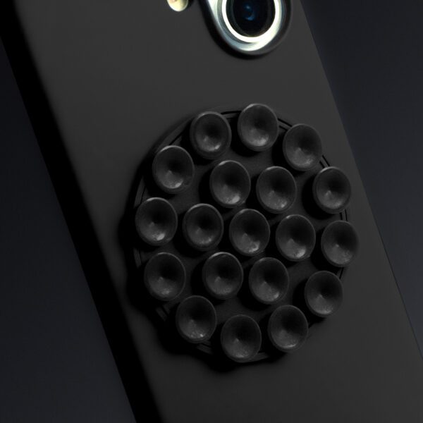 Silicone Stick case for iPhone 17 Pro Max 6,9" black