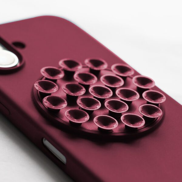 Silicone Stick case for iPhone 16 Pro Max 6,9" maroon