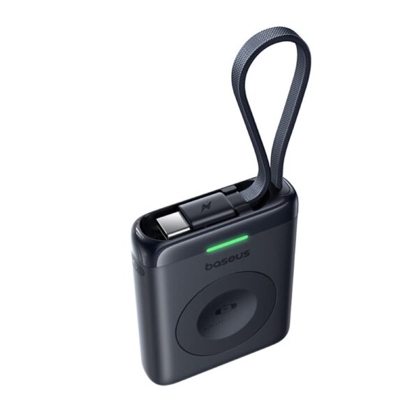 Baseus EnerFill FW11 Portable Wireless Charger for Apple Watch with Built-in Cable 5W Black