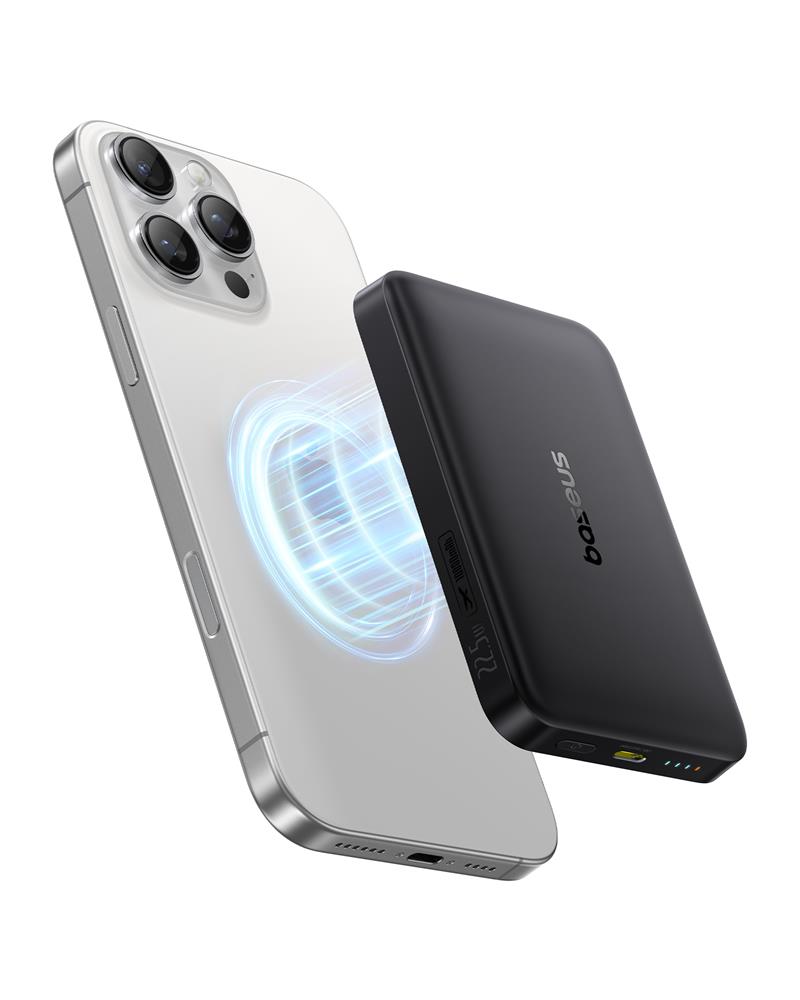 Baseus EnerFill FM12 Magnetic Power Bank 22.5W 10000mAh Black