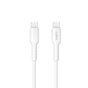 Maxlife MXUC-13 cable USB-C - USB-C 1,0 m 60W white