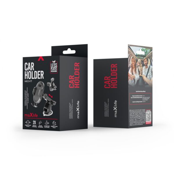 Maxlife universal car holder for windshield and air vent MXCH-17 black