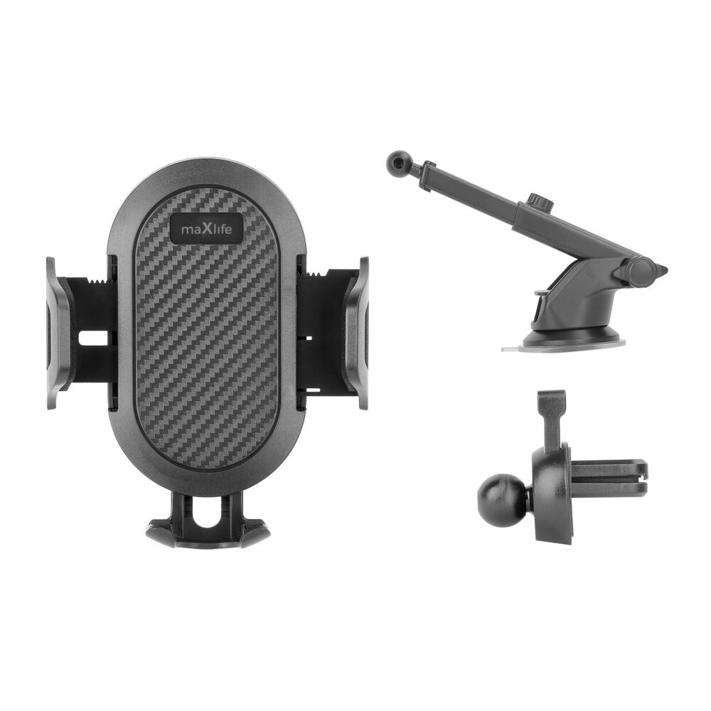 Maxlife universal car holder for windshield and air vent MXCH-17 black