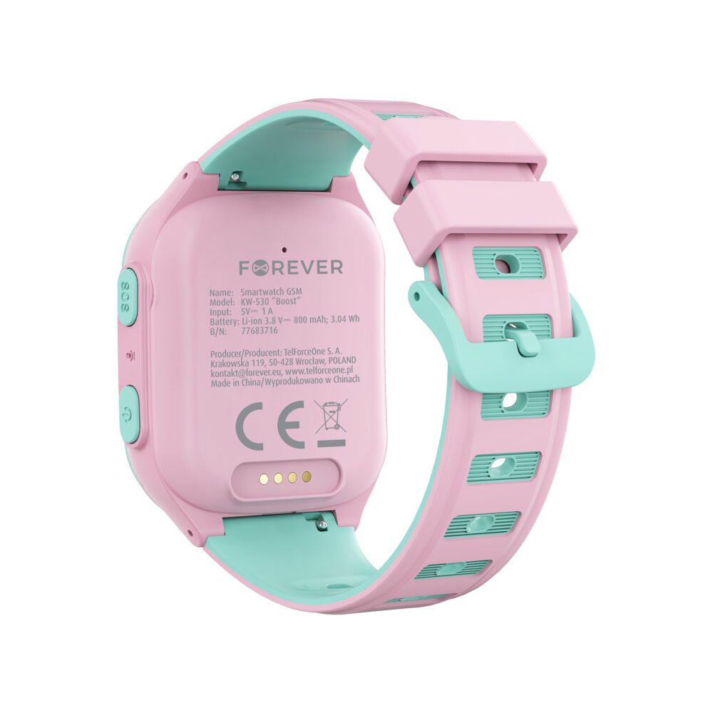 Forever smartwatch GPS WiFi 4G Kids Boost KW-530 Pink
