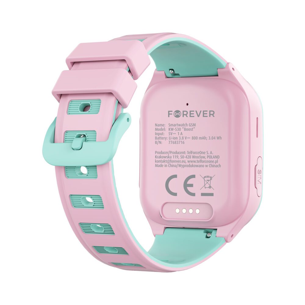 Forever smartwatch GPS WiFi 4G Kids Boost KW-530 Pink