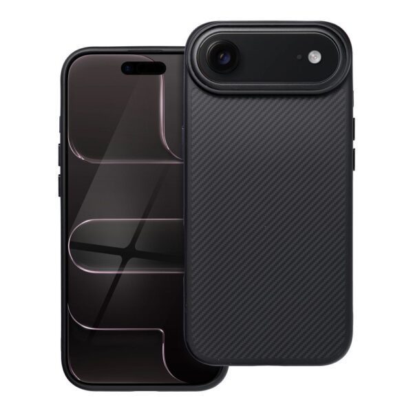 Carbon Elite Mag Cover compatible with MagSafe for IPHONE 17 AIR black