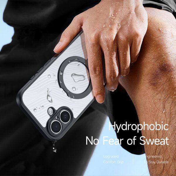 544f0ac49a8e09e90dc35f257f5cf867 DUX DUCIS case AIMO MAG STAND compatible with MagSafe for IPHONE 17 black