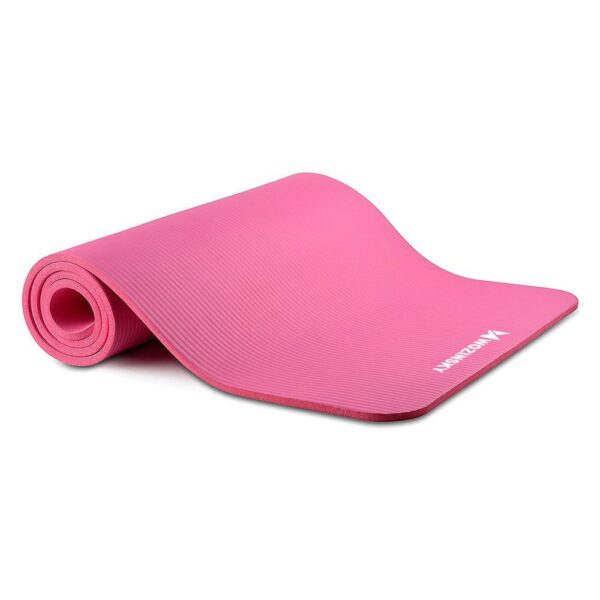 63707_1 Wozinsky exercise mat 181 x 63 x 0.9 cm thick gymnastic yoga mat pinkeng