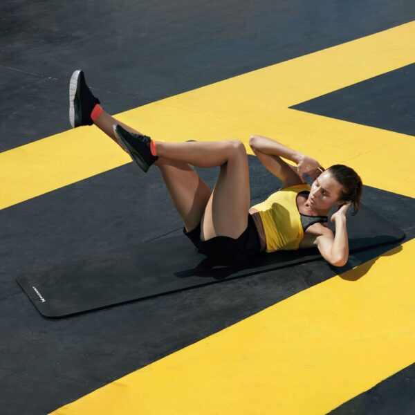 63707_2 Wozinsky exercise mat 181 x 63 x 0.9 cm thick gymnastic yoga mat pinkeng