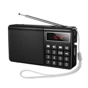 Portable radio Hoco HI50 black