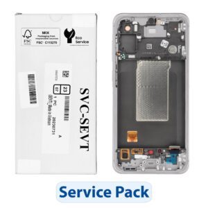 ServicePack LCD Display for SAMSUNG A56 5G A566B Pink GH82-36829D