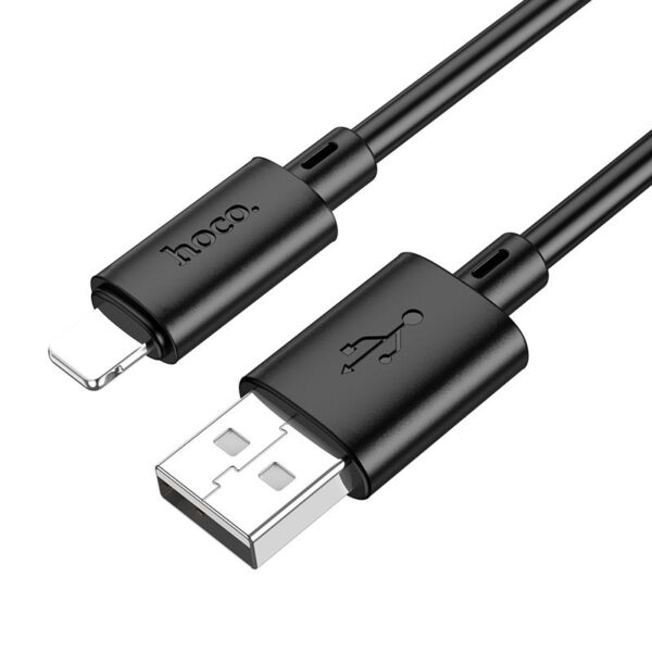 6d75fceb0199351ba492b5b402a2e607 Cable USB A to Lightning Hoco 2,4A 2 m X88 black