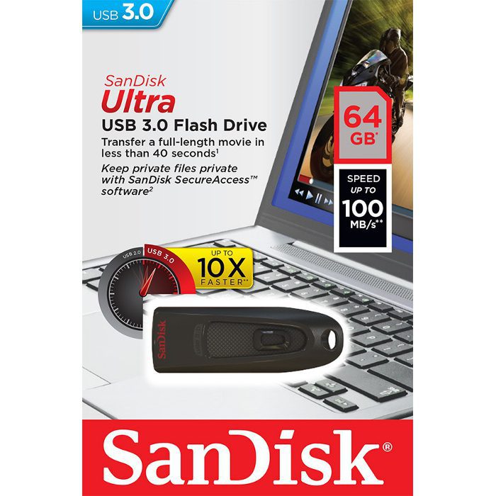 72595_oryg SanDisk pendrive 64GB USB 3.0 Cruzer Ultra