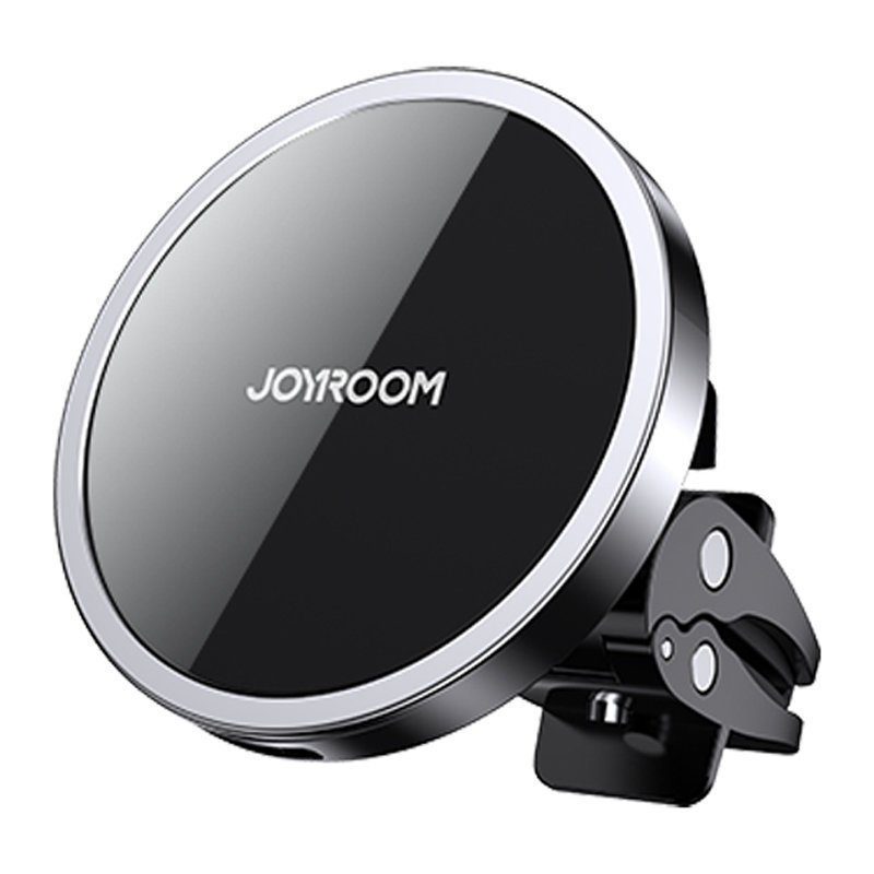 Joyroom Car Magnetic Holder Qi Wireless Inductive Charger 15W (MagSafe Compatible for iPhone) Black (JR-ZS240)eng
