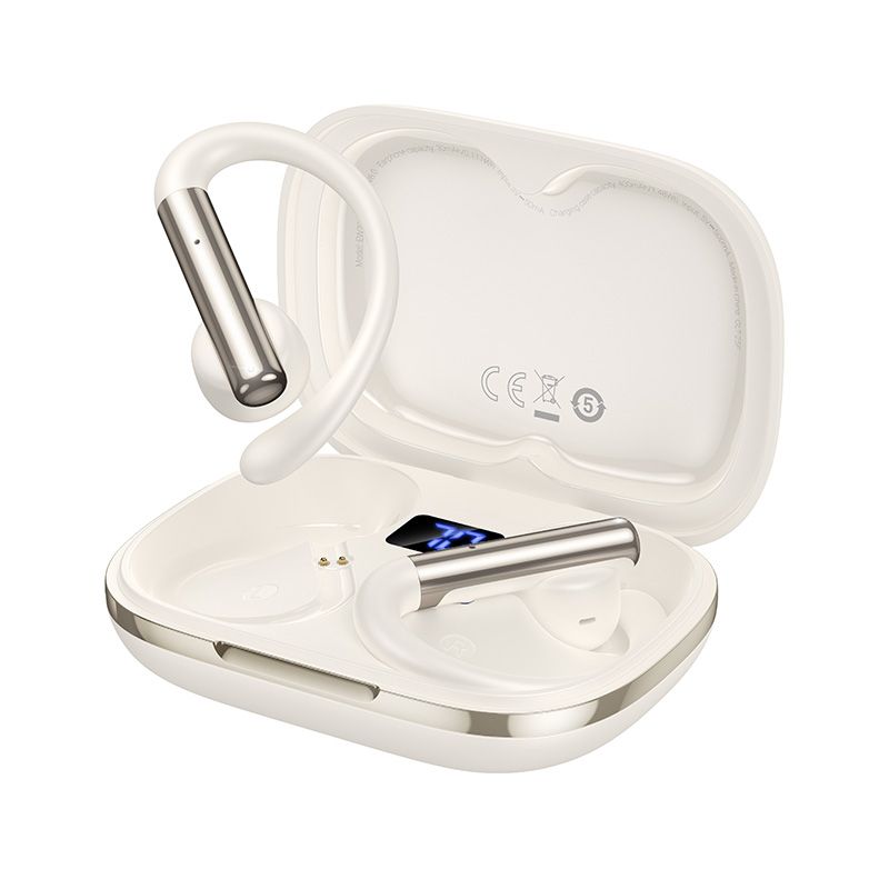 786ad9e3779a19bc484faf1393f24ecb Wireless earphones Hoco TWS EW206 milky white