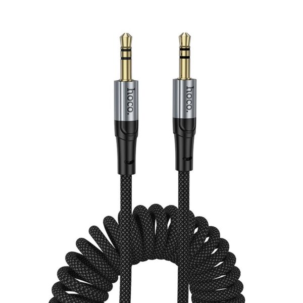 78f2d22648bb854d9e88d4c82d17121f Cable AUX Jack 3,5 mm to Jack 3,5 mm Hoco 1,5 m UPA33 black