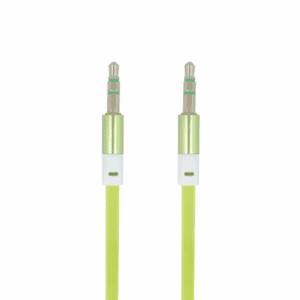 Forever audio cable jack 3,5mm - jack 3,5mm 1,0 m green