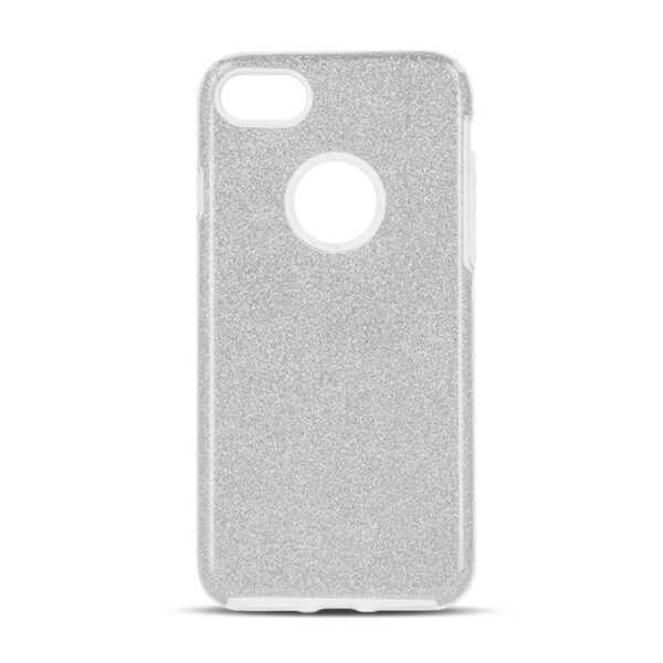 Glitter 3in1 case for iPhone 7 / 8 / SE 2020 / SE 2022 silver